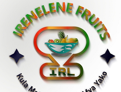Irenelen fruits logo design branding design digital design graphic design illustration logo ui