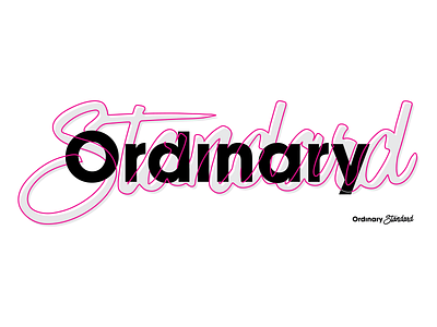 Ordinary Standard branding design illustration logo