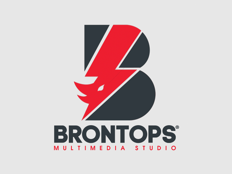 Brontops Logo Animation agency branding brontops logo animation motion graphics