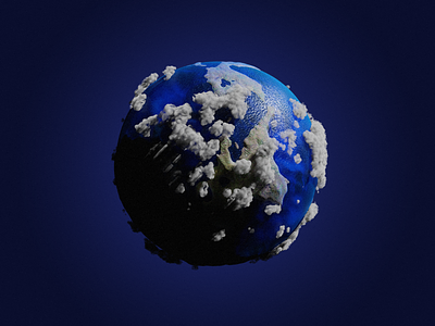 Tiny Planet 3d abstract blender blender 3d earth planet space tiny planet world