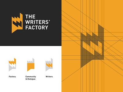 The Writers' Factory - Logo Concept brand brand design brand identity branding daniele maniezzo design designer freelancedesigner graphic design icon identity design industrial logo logo design logoinspiration logotype professionallogo the writers factory w logo