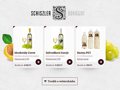 Winery products mockup