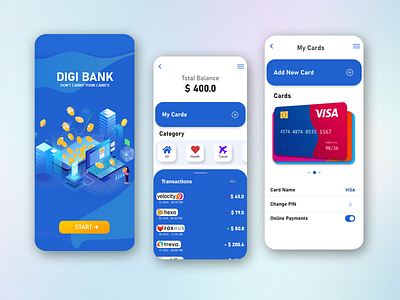 Finance App UI design