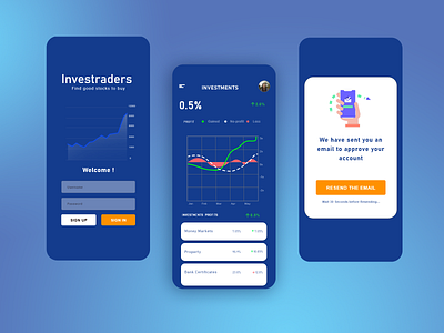 Invest App UI design