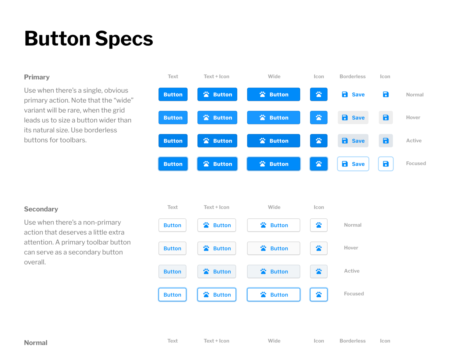 New buttons for Heap's app by Dave Feldman on Dribbble