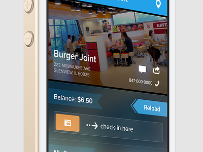 LoyalUp - Business Screen app design flat interface ios ios 7 ios7 iphone mobile perspective ui ux