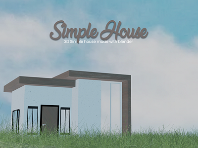 3D Simple House 3d