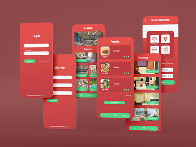 Restaurent app UI concept app design graphic design typography ui ux