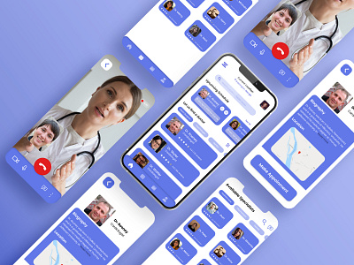 Medical App UI concept app branding design graphic design illustration logo typography ui uidesign uiui ux uxdesign