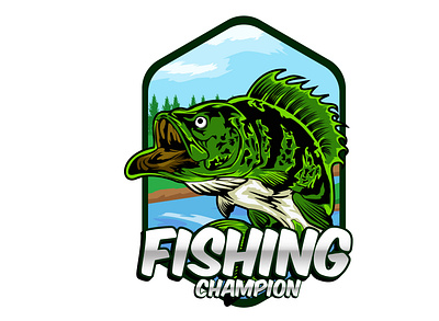 fishing champion illustration design beach design fish fishing graphic design holiday illustration ocean recretion sea summer vector