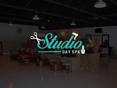 Studio Day Spa logo logo design small business southern illinois