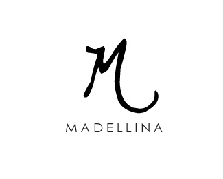 Madellina handwritten logo luxury minimalist name script