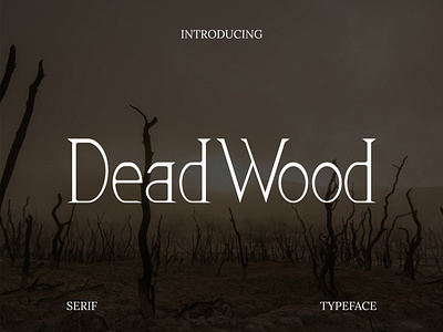 Dead Wood Font