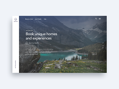 Alps Travel - Landing Page airbnb booking interaction design landing page map travel travelling ui ui design user experience user interface ux design