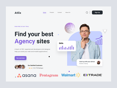 Agency - Landing page