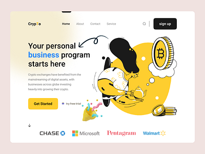 Agency landing page