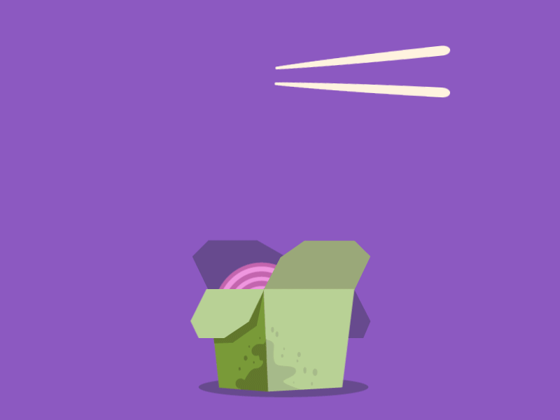 Chopsticks & Eyeballs by William on Dribbble