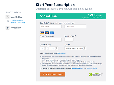 Pricing Page - Subscribe (Annual Plan) 2 pricing plans annual plan flat ui pricing page subscribtion web design