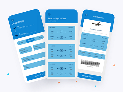 Flight booking app design app booking branding clean design flight icon illustration logo minimal simple travel typography ui ux vector