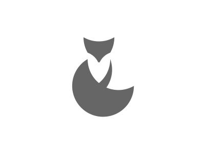 Fox animal fox icon logo logomark mark minimal minimalist simple symbol