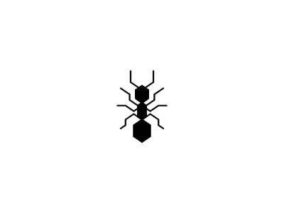 Ant Icon ant geometric hex hexagon icon logo logomark mark minimalist symbol