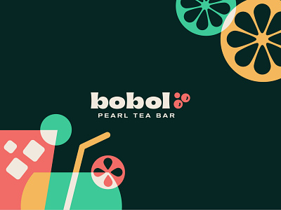 Bobol Tea Bar branding bubble tea design digital art graphic design icon design illustration logo pearl tea vector art