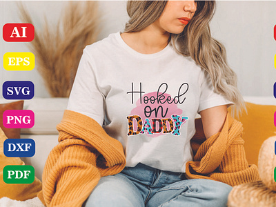 T Shirt Girls Mocup 01 animation branding daddy sublimation t shirt design graphic design hooked on daddy hooked on daddy sublimation illustration logo motion graphics sublimation t shirt typography ui
