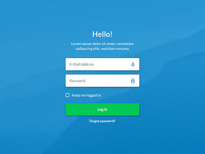 Login Screen app blue colorful green login login screen material design sign in ui user interface design