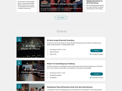 Events UI/UX design by Julian on Dribbble