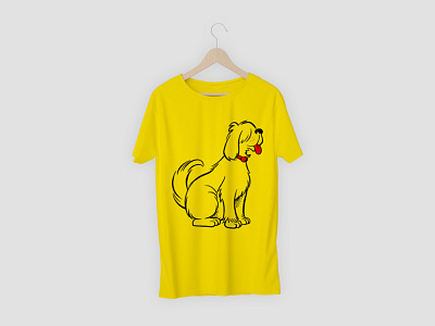 Pet dog t shirt branding design illustration logo t shirt vector