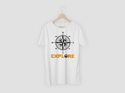 Navigation t shirt branding design illustration logo t shirt vector