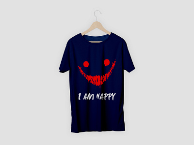 Horror happy smile t shirt