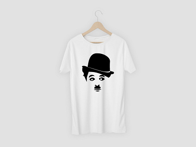Chaplin t shirt branding design illustration logo t shirt vector