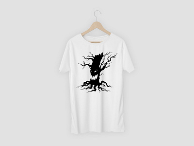 Horror tree t shirt