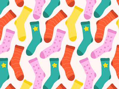 Socks Brand Pattern Design