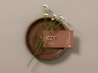 Czy Candles Business Card branding businesscard design graphic design icon illustration logo typography ui ux vector