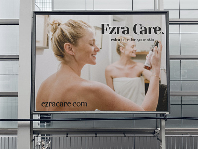 Ezra Care Billboard Design banner billboard branding design graphic design icon illustration logo typography ui ux vector