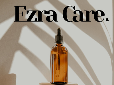 Ezra Care Skincare Logo branding design graphic design icon illustration logo typography ui ux vector