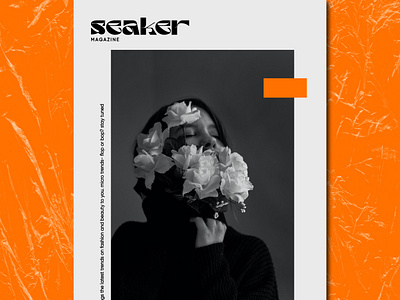 Seaker Magazine Cover Design