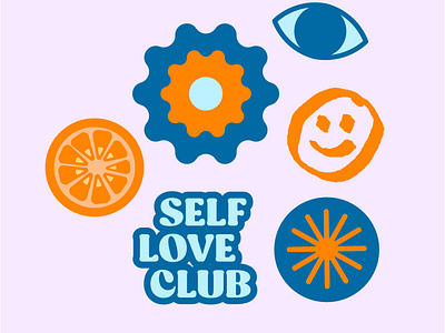 Orange Swim Stickers Design 3d animation branding design graphic design icon illustration logo motion graphics packaging stickers ui