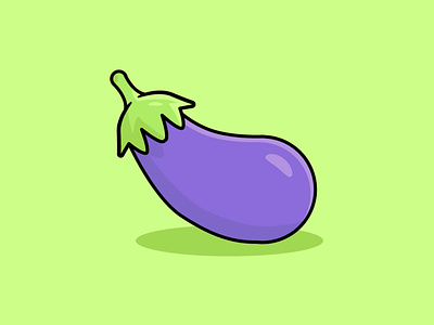 Vector Eggplant design graphic design illustration sketch vector
