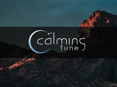 Calming Tune Logo branding calm calming company logo design designer graphic design logo meditation music yoga