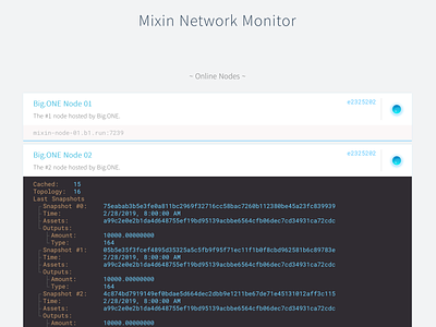 Mixin Network Monitor