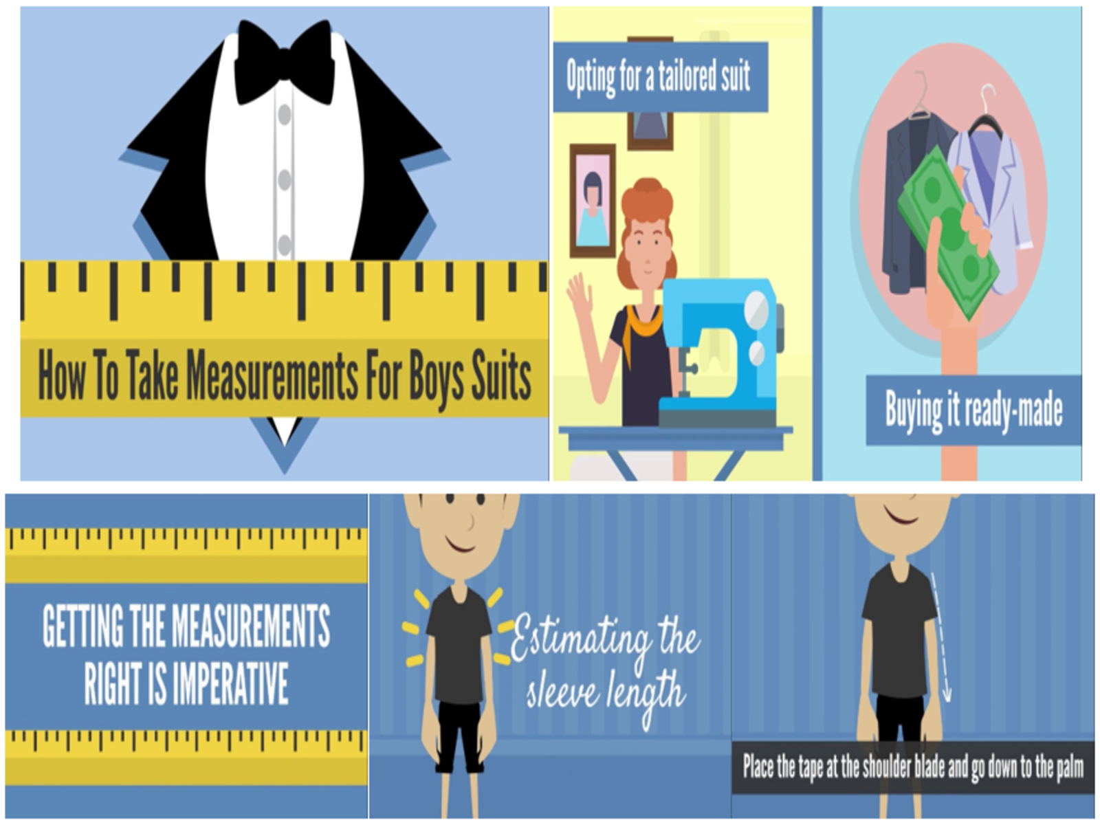 How To Take Measurements For Boys Suits by Kevin Wilder on Dribbble