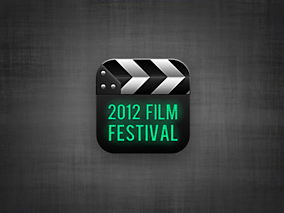 Film Festival Icon app clapboard festival film icon movie