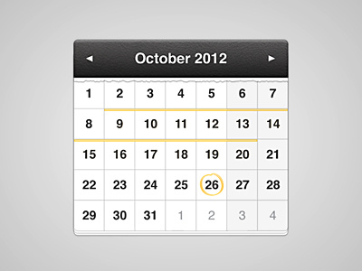 Calendar 2012 calendar date filmfestival leather october year