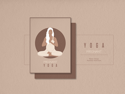 Poster for a yoga studio.