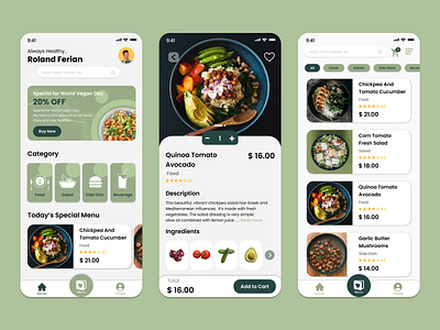 Vegan Food Ordering App