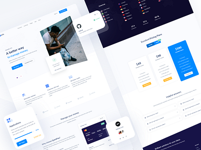 Landing Pages from Quick Website UI Kit agency bootstrap business faq hero interface landing page minimal pricing sections template theme ui ui kit website