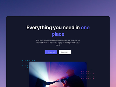 Hero Sections - Webpixels Components agency bootstrap business hero hero section interface landing page page design sections template ui website